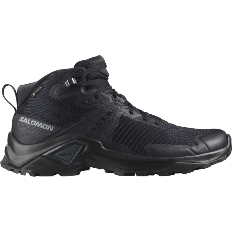 Salomon X Raise 2 Mid GTX Men\'s Hiking Shoes Black | CA 31F24